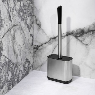 Szczotka | SILVET | do WC metalowa | 13,8x7,2x42 cm | 732652