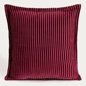 Poszewka | SAMT | welurowa struktura sztruksu burgundowa | 45x45cm | 749025 Poszewka | SAMT | welurowa struktura sztruksu burgundowa | 45x45cm | 749025