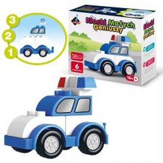 Klocki małych geniuszy Autko 6el