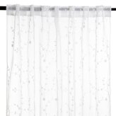 Firanka | MOSSIA | woalowa z haftem w liście | 140x250 cm | 856797