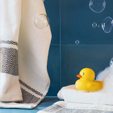 Ręcznik | MAIARA | bawełniany biały z ozdobnym przeszyciem | 70x130 cm | 897240