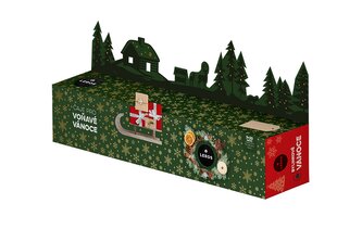 LEROS Dárková sada (3 x 20 nálev. sáčků) - Čaje pro voňavé Vánoce - skrytá papírová vánoční krajinka