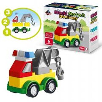Klocki małych geniuszy Autko 6el
