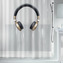 Spirella sprchový závěs HEADPHONE, motiv sluchátka, čirý, 180 x 200 cm, PEVA