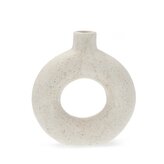 Wazon NOVO z dziurą biały 19x5,5x21 cm