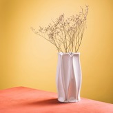 Wazon | NOVO | biały w geometryczny wzór | 11,2x24,50 cm | 727771