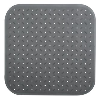 MSV protiskluzová podložka do sprchy CLASS Premium, šedá, SBS kaučuk, 54 x 54 cm