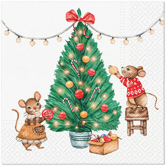 Ubrousky PAW TETE L (20ks) Tiny Christmas