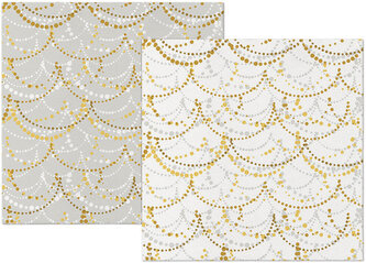 Papírový ubrousek Airlaid Reverse Design Festive Garland