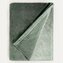 Koc | GALEN | gruby zielony z efektem ombre | 150x200 cm | 750557