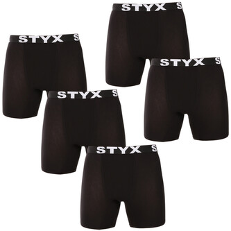 5PACK pánské boxerky Styx long sportovní guma černé (5UN960) XL 5PACK pánské boxerky Styx long sportovní guma černé (5UN960) XL