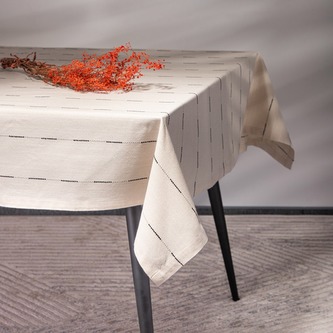 Obrus | SEDA | ze wzorem ecru | 130x180 | 735189 Obrus | SEDA | ze wzorem ecru | 130x180 | 735189