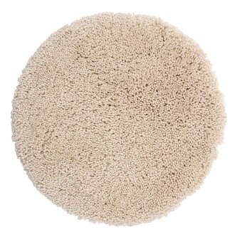 Spirella kulatá koupelnová předložka HIGHLAND, béžová, mikrovlákno, průměr 60 cm