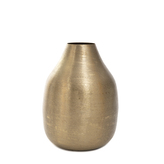 Wazon | GIRONA | metalowy złoty | 15x15x21 cm | 863542