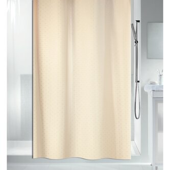 Spirella sprchový závěs RICCO, béžový, 180 x 200 cm, polyester