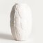 Wazon | MINNA | ceramiczny w liście ecru | 25x15,5 cm | 756818