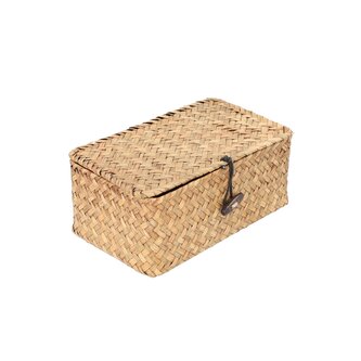 Szkatułka TALULAH pleciona naturalna 20x12x8 cm Szkatułka TALULAH pleciona naturalna 20x12x8 cm