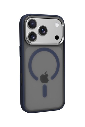 Pouzdro Matte Frame s podporou MagSafe iPhone 17 Pro Max - modré Pouzdro Matte Frame s podporou MagSafe iPhone 17 Pro Max - modré