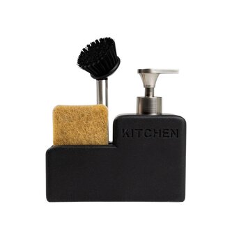 Dozownik | DOSSE | czarny | 16x16 cm | 721632 Dozownik | DOSSE | czarny | 16x16 cm | 721632