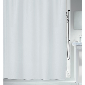 Spirella sprchový závěs MAYA, bílý, 240 x 200 cm, polyester