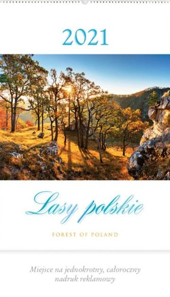 Kalendarz 2021 Reklamowy Lasy polskie RW4