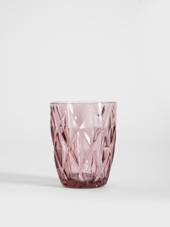 Zestaw szklanek | LUNO | różowych 4szt. | 280ml | 748226