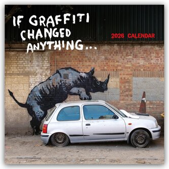 Banksy - If Graffiti changed Anything 2026 - 12-Monatskalender Banksy - If Graffiti changed Anything 2026 - 12-Monatskalender