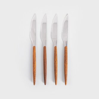 Zestaw noży | CORK | srebrnych | 4 szt. | 723377