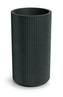 Květináč CORO ROUND HIGH 40 cm - barva: tmavě šedá