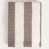 Koc | RUDENS | w pasy ecru | 130x170cm | 752421