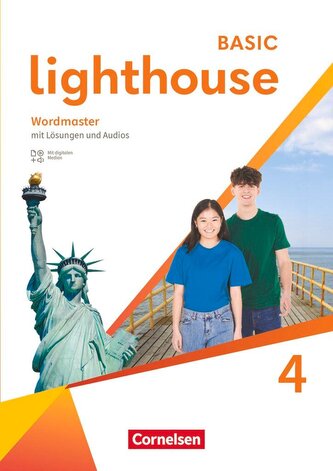 Lighthouse Band 4: 8. Schuljahr - Basic Edition - Wordmaster mit Lösungen und Audios