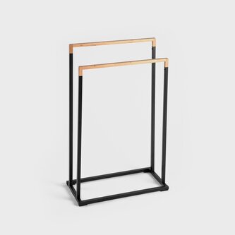 Stojak | COPER | na ręczniki czarny | 45x21x76 cm | 732645