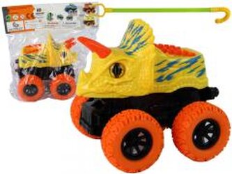 Terenówka pchacz Triceratops żółty Terenówka pchacz Triceratops żółty