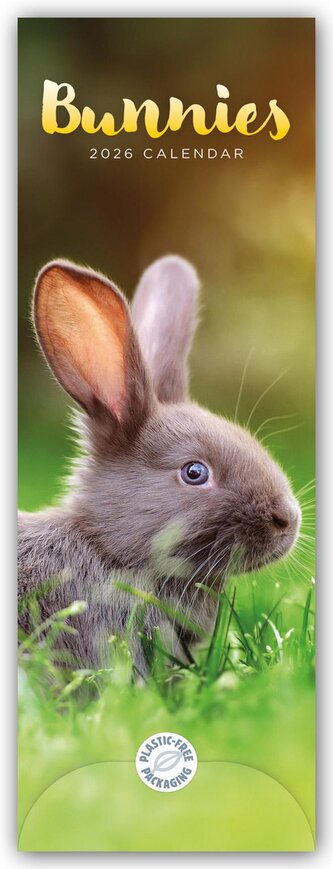 Bunnies - Hasen - Kaninchen 2026 - Slimline-Kalender Bunnies - Hasen - Kaninchen 2026 - Slimline-Kalender