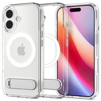 Spigen Ultra Hybrid S MagSafe, clear white - iPhone 17