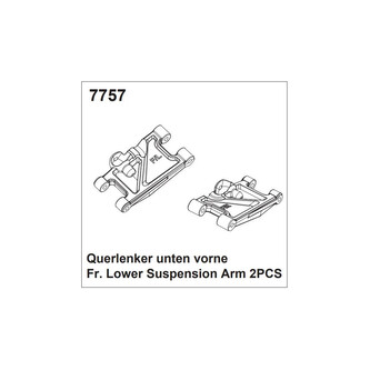 DF models Řídící rameno přední/zadní pro 3144