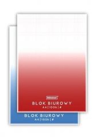 Blok biurowy A4/100K kratka MIX