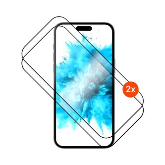 FIXED 2,5D Full-Cover ochranné sklo s aplikátorem Apple iPhone 17 Pro, 2ks černé