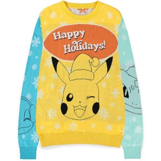 Vánoční svetr Pokémon - Pikachu and Crew S