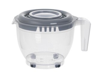 PLASTOVÁ MÍSA NA MÍCHÁNÍ GRANO 2,5L S VÍKEM ŠEDÁ