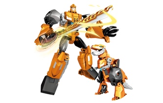 Dinorobot T-REX žlutý 19 cm