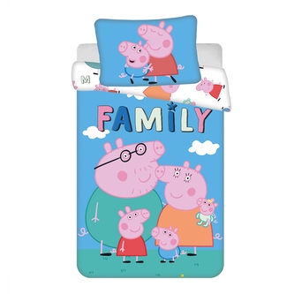 Jerry Fabrics Povlečení do postýlky Peppa Pig 215 baby 100x135, 40x60 cm