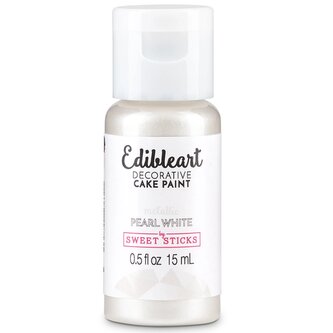 Metalická barva tekutá 15ml Pearl White - Sweet Sticks