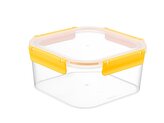PLASTOVÁ NÁDOBA NA UCHOVÁVÁNÍ POTRAVIN ČTVERECOVÁ CLIP GUARD 2,9L ŽLUTÁ