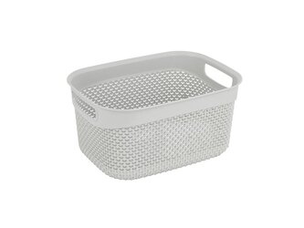 PLASTOVÝ KOŠÍK LAVADO 23X17X12CM 3,3L ŠEDÝ