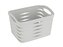 PLASTOVÝ KOŠÍK LINEA 26X20X17CM 6,6L ŠEDÝ