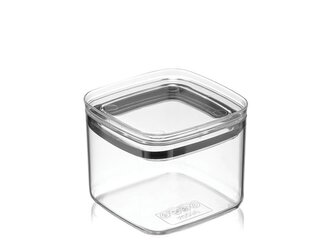 PLASTOVÁ NÁDOBA NA UCHOVÁVÁNÍ POTRAVIN ČTVERECOVÁ CRYSTAL 700ML