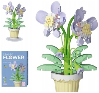 Klocki konstrukcyjne Kwiecista Kolekcja Fiołek, Norimpex