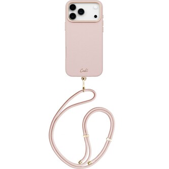 UNIQ Coehl Mirelle MagSafe kryt s poutkem iPhone 17 Pro Max Shell Pink