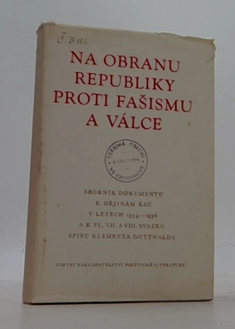 Na obranu republiky proti fašismu a válce